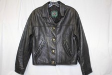 Harold's Harold's Black Leather Crop Jacket Womens Size M-b102