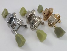 VINTAGE MACHINE HEADS 3 a-side TUNERS for Gibson Style guitars 3 colours
