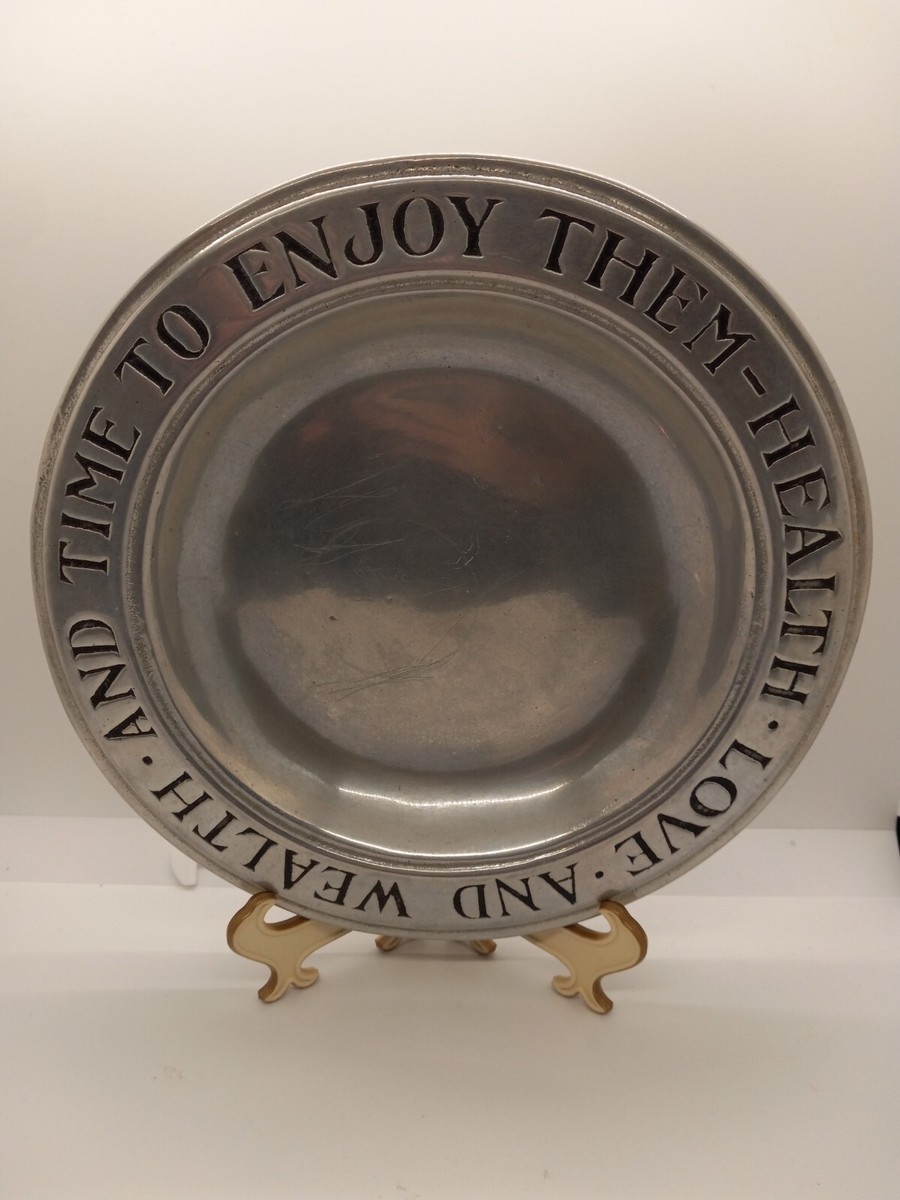専用ですVintage Wilton Pewter Plate 　アメリカ Vintage Wilton Columbia Pewter Plate/ Great Seal of the