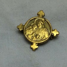 Vintage Religious Pin Souvenir First Holy Communion
