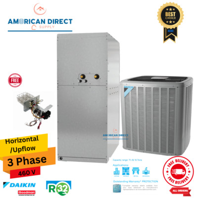 7.5 Ton Daikin Commercial Air Conditioner Split System R32 16.4 IEER 460/3