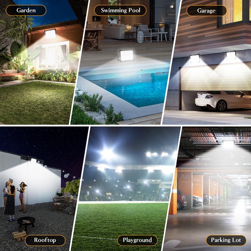 10W-100W LED Floodlight with PIR Motion Sensor Security Outdoor Garden Wall Lamp - Picture 14 of 25