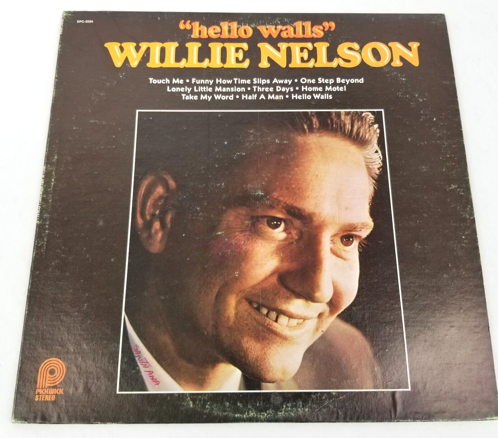 Willie Nelson Hello Walls Vintage 1966 Vinyl Record Pickwick Records SPC-3584