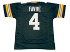 Brett Favre Sewn Stitched Custom Green Jersey YOUTH Sizes
