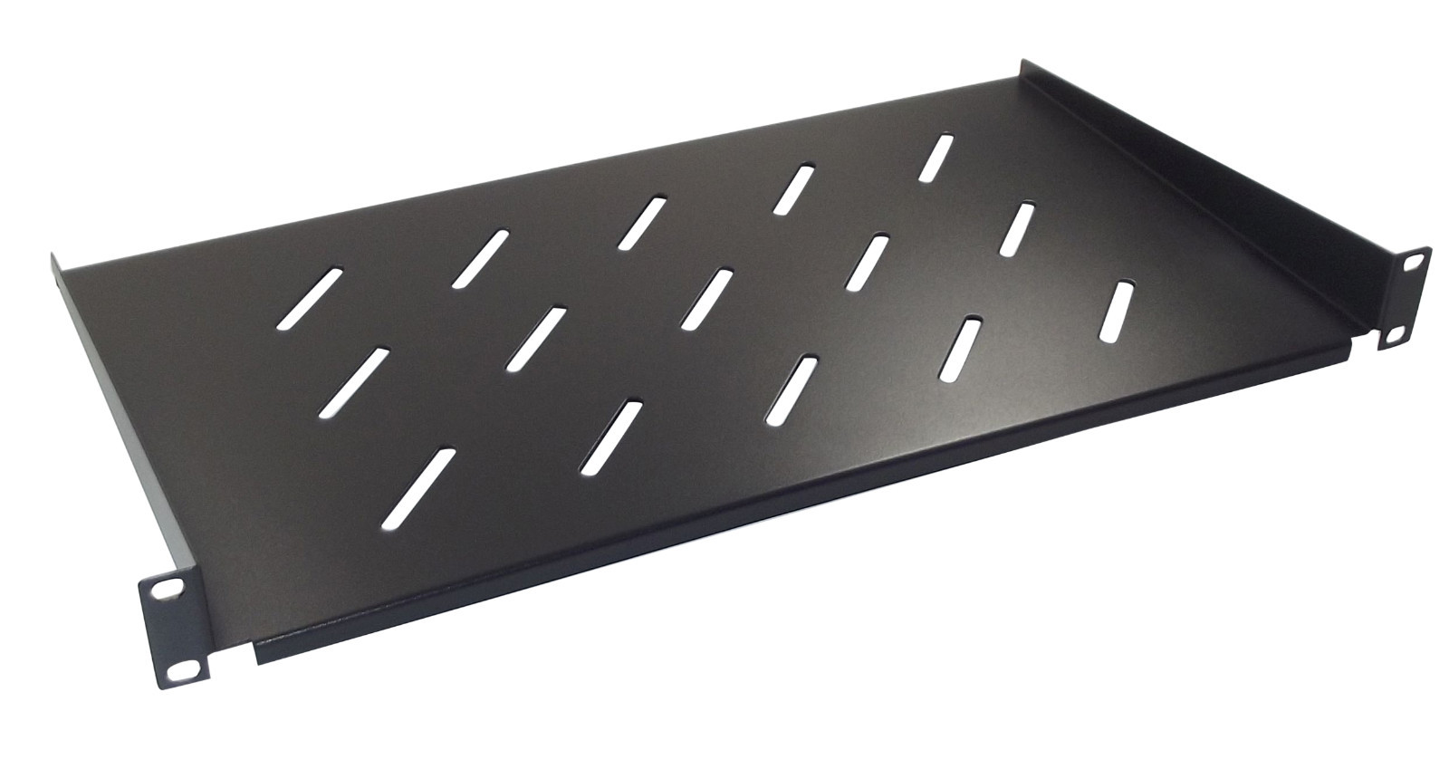 1u 250mm Deep Vented Shelf for 19"" Rack Cabinet Front Mounting Type