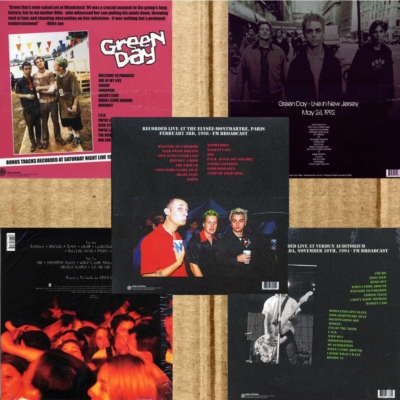 Green Day Vinyl Lot of 5 LPs – Woodstock '94, Dookie, Live 1992