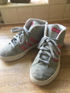 ladies adidas high top trainers