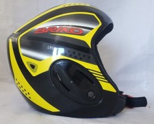 Casco unisex Briko Snow Ski Chid taglia S54 nero e giallo