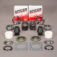 KING PIN BEARING SEAL REBUILD KIT W/ BUSHING AND SPRING FITS DODGE DANA 60 75-93