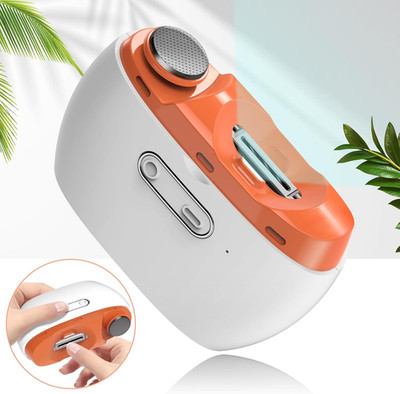 Cortaunas Electrico 3 en 1 Pulidor 2 Velocidades Recargable USB LED Seguro Bebes
