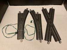4 Bachmann EZ Track HO Scale Switch Tracks and Crossover Train Track READ 