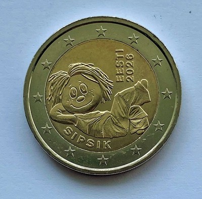 ESTONIA - 2   commemorative coin 2026 - Children s storybook character - Sipsik