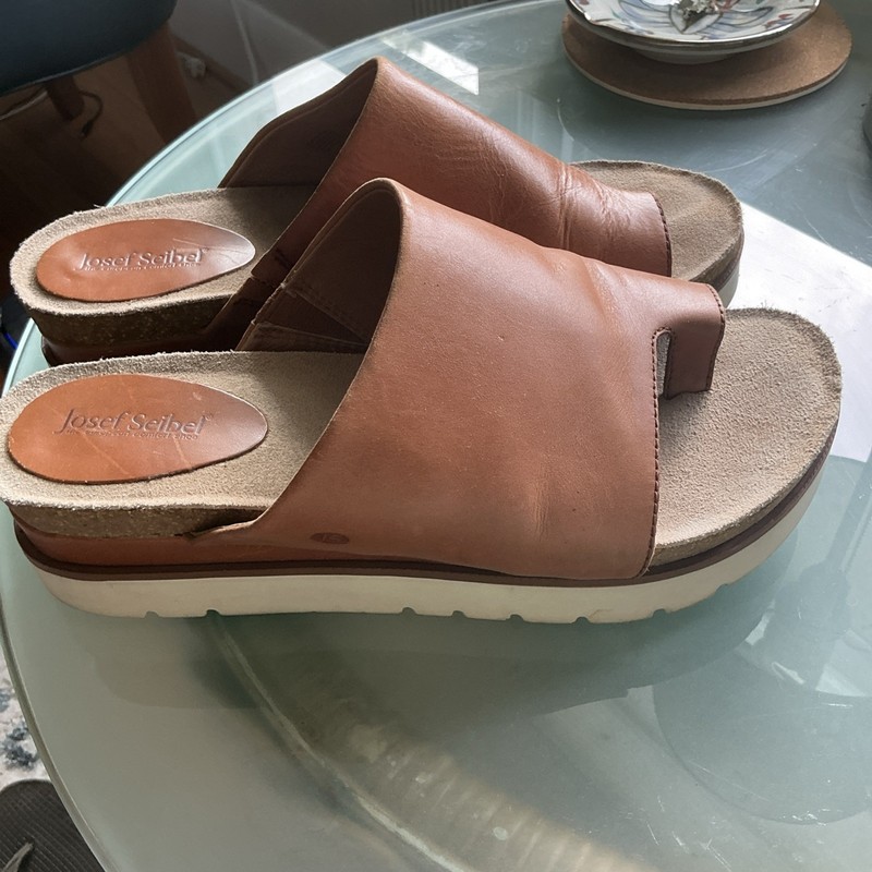 Joseph Seidel Sandals 39 Brown Leather