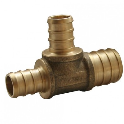 JONES STEPHENS C76017LF PEX Tee 1/2'' X 1/2'' X 3/4'' Brass Connection
