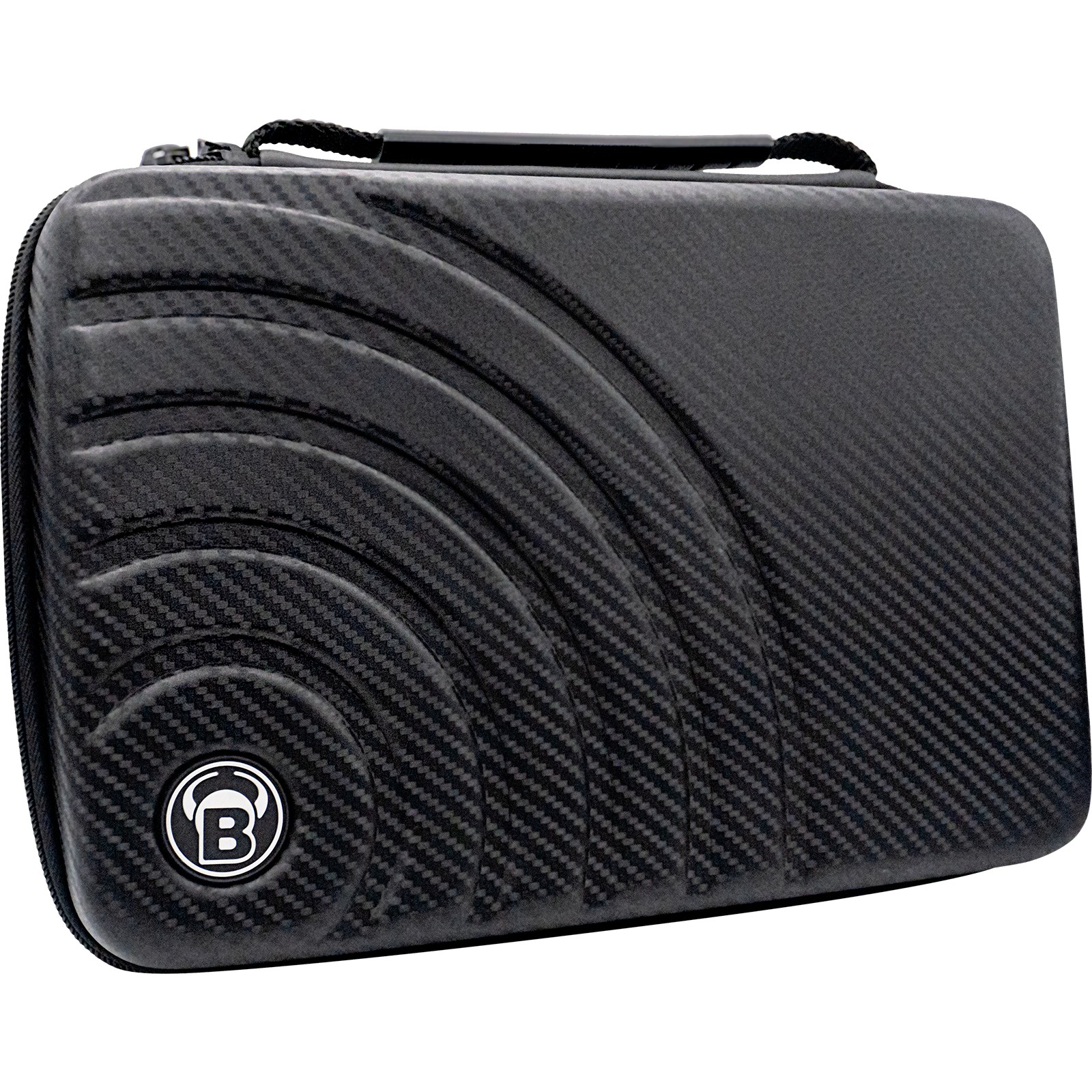 BULL's Orbis 3XL Dartcase Carbongrey   große robuste Darttasche für 3 Sets