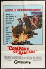 Company of Killers (1970) Original Movie Poster Folded 27x41