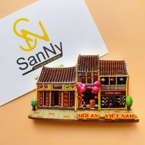 Vietnam Hue Ao Dai Non La Resin Kühlschrankmagnet Kühlschrank Tourist Souvenir - Bild 7 von 16