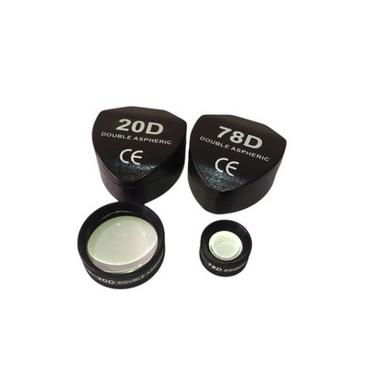 Premium  Quality 20D & 78D Double Aspheric Lens Golden Crystal Clear Ophthalmic