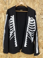 Kapital Kountry Bones Skeleton black cardigan sweatshirt sweater RARE large xl