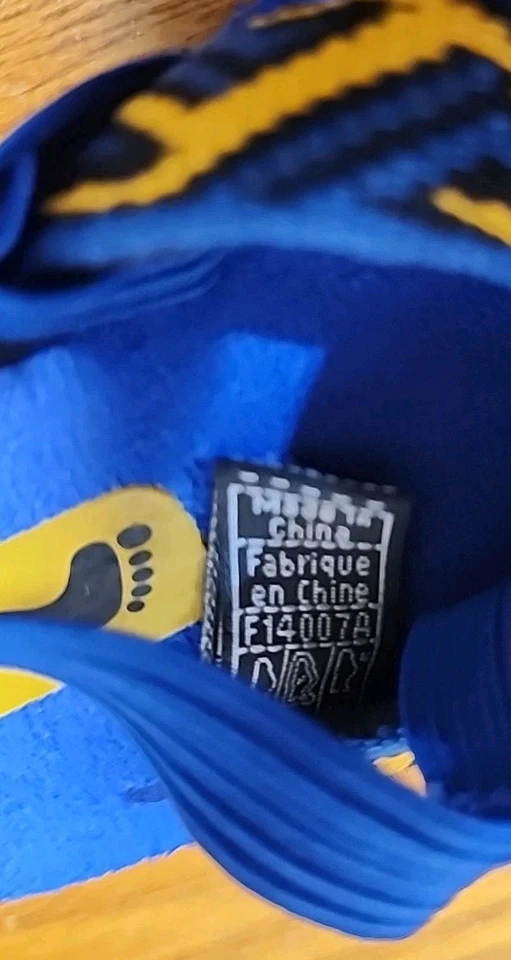 Teva Girls Boys Baby Sandals Size 2 3 Infant Mush Flip Flops Blue Yellow Thong - Image 4 of 4