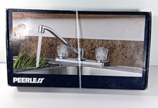NIB Peerless P20LF-L 3 Hole 2 Knob Lavatory Faucet Chrome