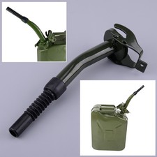 Metal Jerry Can Gas Flex Nozzle Spout w/ gasket for 20L jerry cans