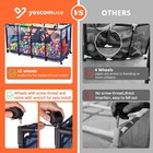 Yescom 2 Pack Mesh Pool Storage Bin Rolling Cart Noodle Holder Organizer Large — photo 5
