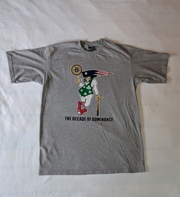 Vtg 90s Boston Sports Mashup T-Shirt SUN USA 2XL Single Stitch Decade Dominance