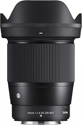Sigma 16mm F1.4 Contemporary DC DN for Fuji X Mount (Renewed)