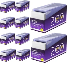 2000 Card Sleeves Top Loaders for Cards, Toploaders Premium Baseball Card Sleeve