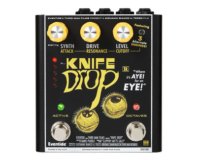 Eventide Knife Drop Sub Octave Fuzz and Mono Analog Synthesizer Pedal - Open Box