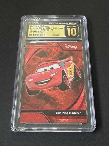 2025 Kakawow Cosmos Disney Red #CDT-R-171 Lightning McQueen /75 CGC Pristine 10