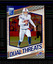 2020 Donruss Elite Dual Threats /349 #10 Josh Allen - Buffalo Bills
