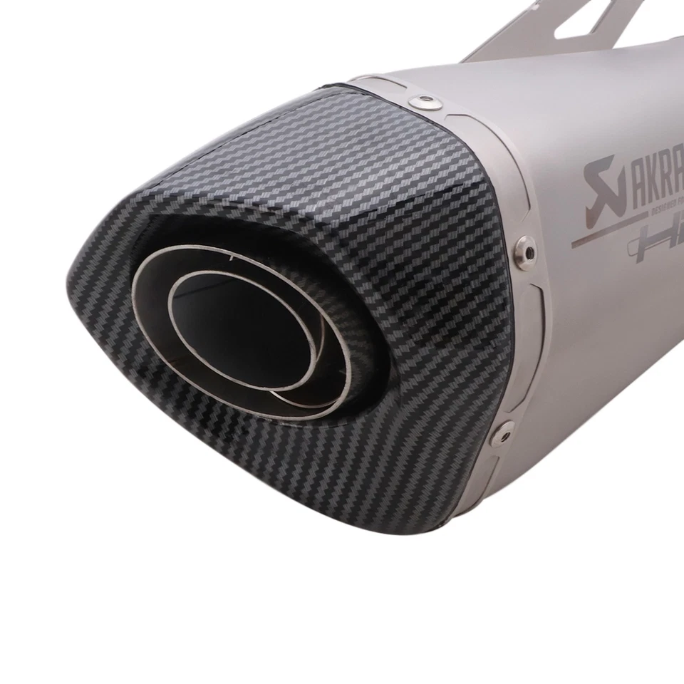 Puntas de silenciador de tubo de escape deslizables 60 mm para BMW S1000RR 2010-2014 S1000R 2010-16 Foto 3 de 4