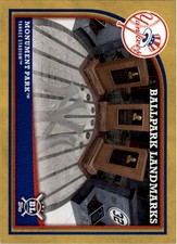 2018 Topps Big League Gold #365 Monument Park - BB