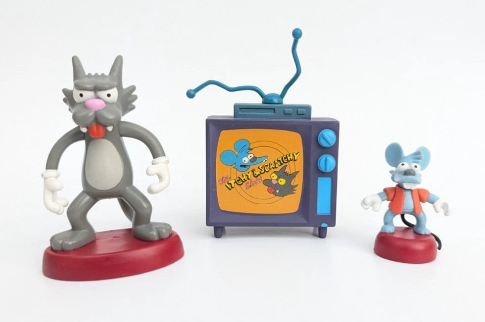 Figura de acción de Los Simpson con picazón y rasguño con TV Playmates 2001 Foto 2 de 3