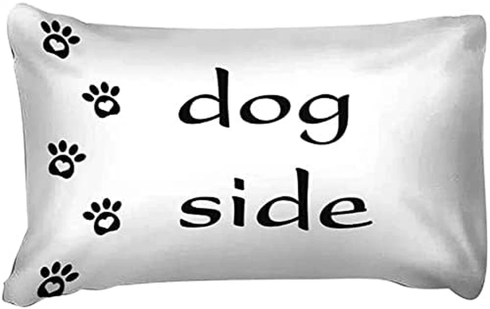 Set Di Biancheria Da Letto Con Stampa Lato Cane & My Side Stampato Copripiumino  - Immagine 3 di 4