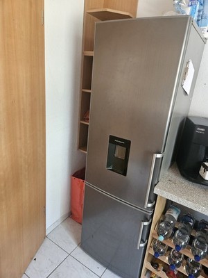 Haier HRF-521DS6 Kühl-Gefrier-Kombination freistehend, Edelstahl, Wasserspender