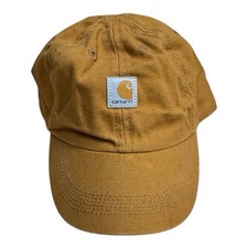 Carhartt Childs Classic Brown Duck Baseball Cap Hat One Size Elastic Band