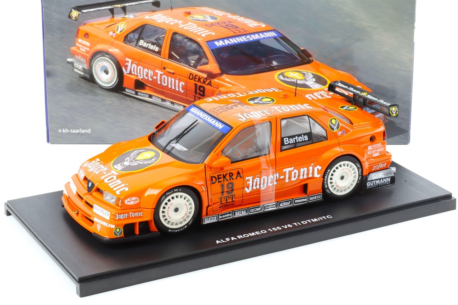 1:18 WERK83 Alfa Romeo 155 V6 Ti #19 DTM / Itc 1995 Helsinki Bartels