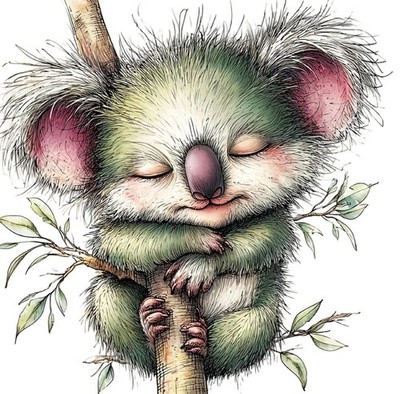 SURRILER KOALA (3) KREUZSTICHMUSTER