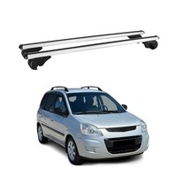DachträGer GrundtäGer FüR Hyundai Matrix Kombi 2001-2010 75Kg Alu Silber 2 Tlg