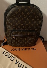 Zaino Louis Vuitton Josh M41530 Macassar Canvas + pelle full set con fattura