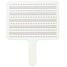 C-Line Two-Sided Dry Erase Answer Paddles, Set of 12