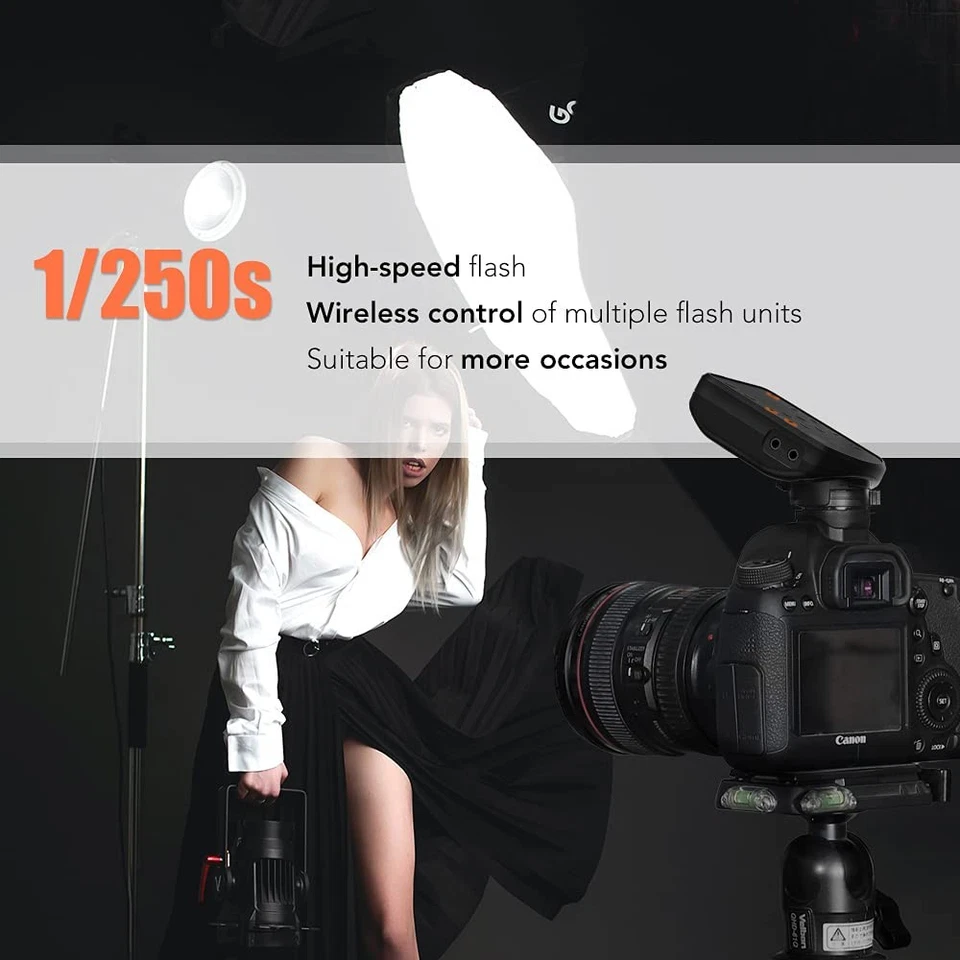 Wireless Flash Trigger Transmitter for Profoto A1 B2 B10 D2, for Canon,for Ni... - Image 3 of 4