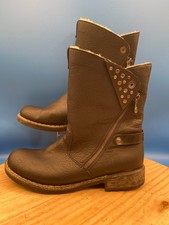 Rieker Ankle Boot Womens Sz 8.5/EU40 Black Le...