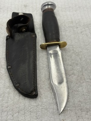 Marbles Gladstone MI USA Vintage Fixed Blade Sheath Knife(15)