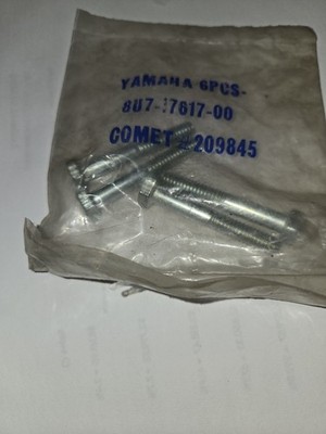 Vintage Snowmobile Yamaha SR SRV VMax Comet Clutch Cap Bolt Lot NEW 8U7-17617