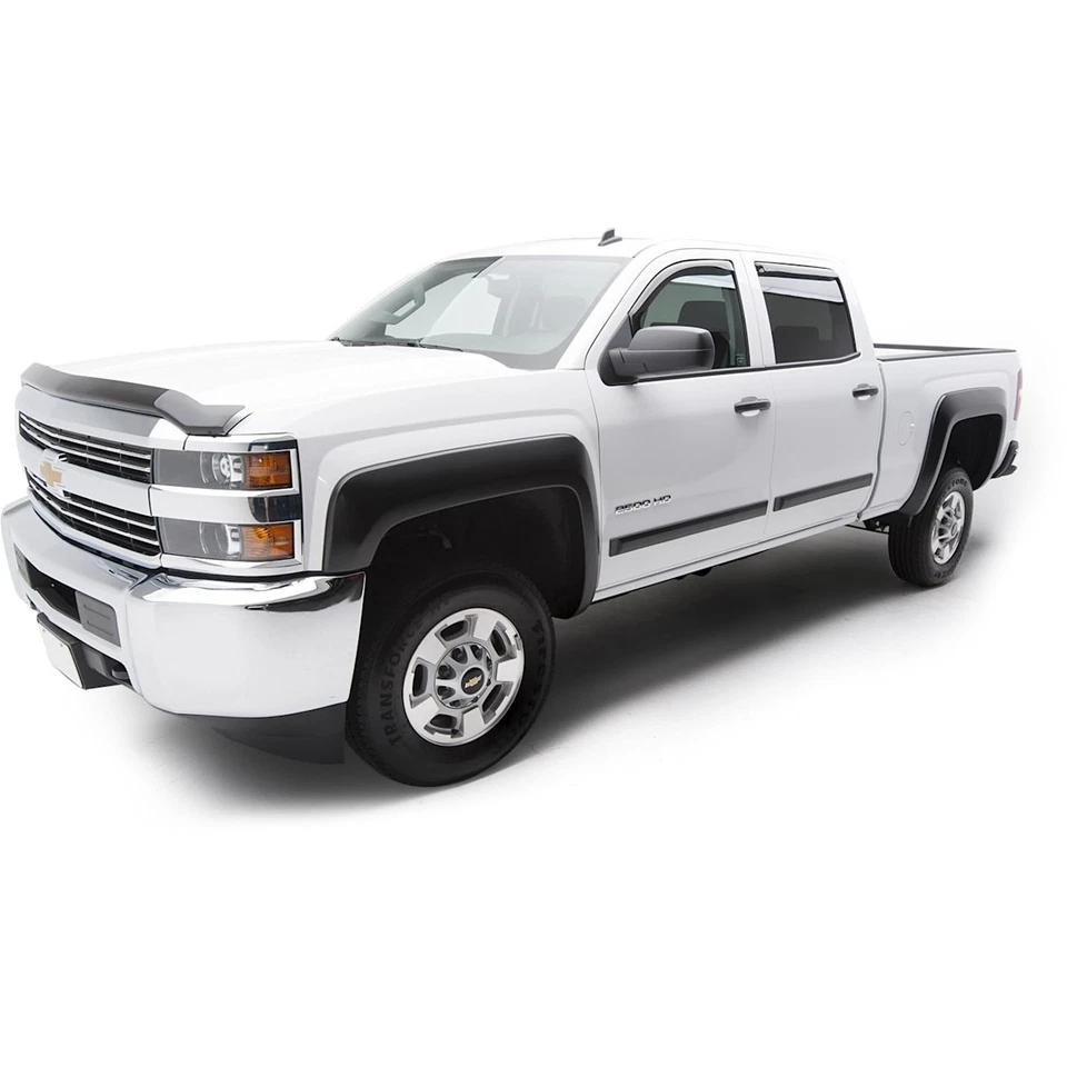 951674 Juego de 4 molduras laterales delanteras y traseras EGR para camioneta Chevy Ram 2500 3500 GMC Foto 3 de 3