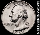 1962-D Washington Quarter- Silver- Choice Gem Brilliant Uncirculated #J4171